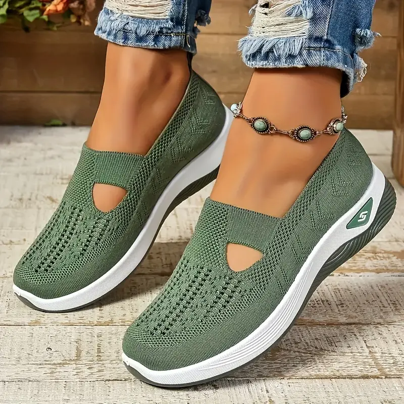 Women's Woven Orthopedic Breathable Soft Sole Shoes