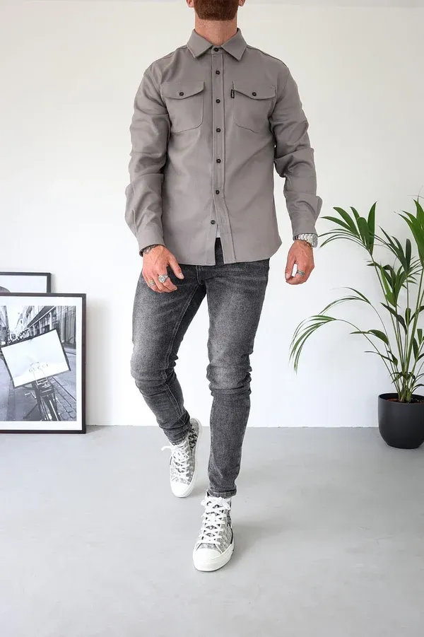 Button Down Shirt Jacket (Buy 2 Free Shipping)