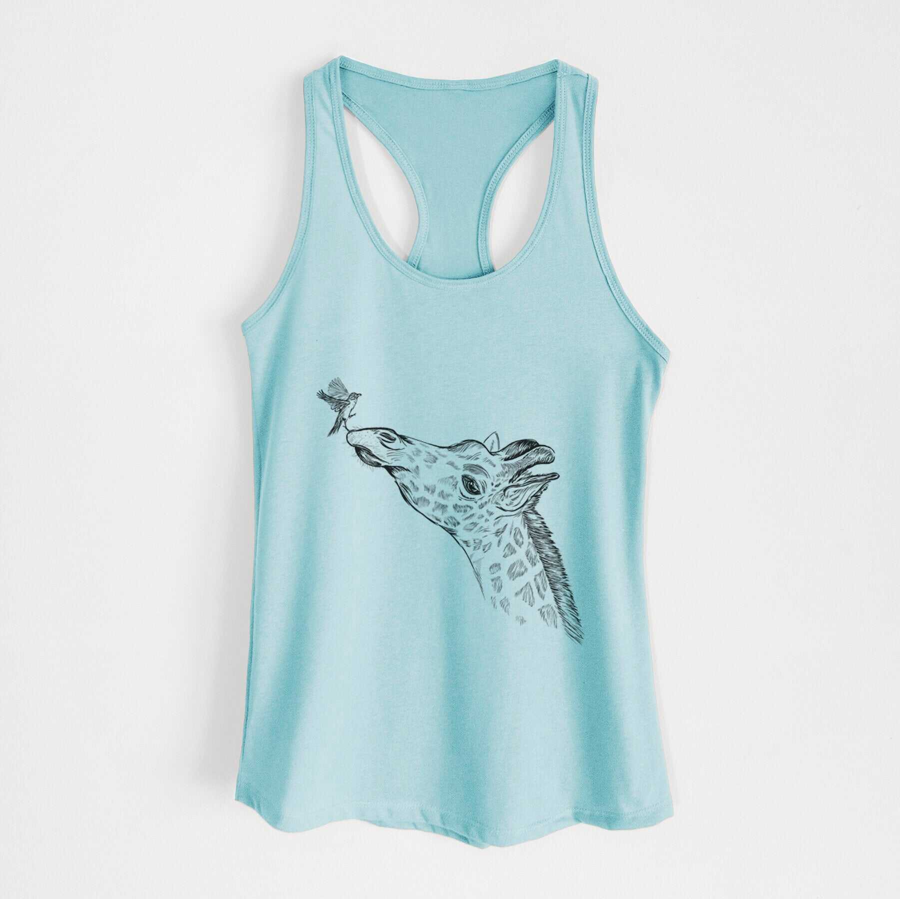 Northern Giraffe - Giraffa camelopardalis - Women's Racerback Tanktop