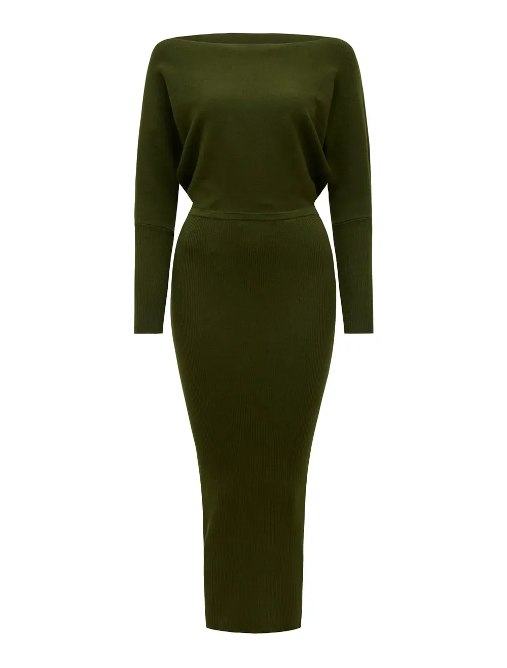 Off-Shoulder Midi Dress