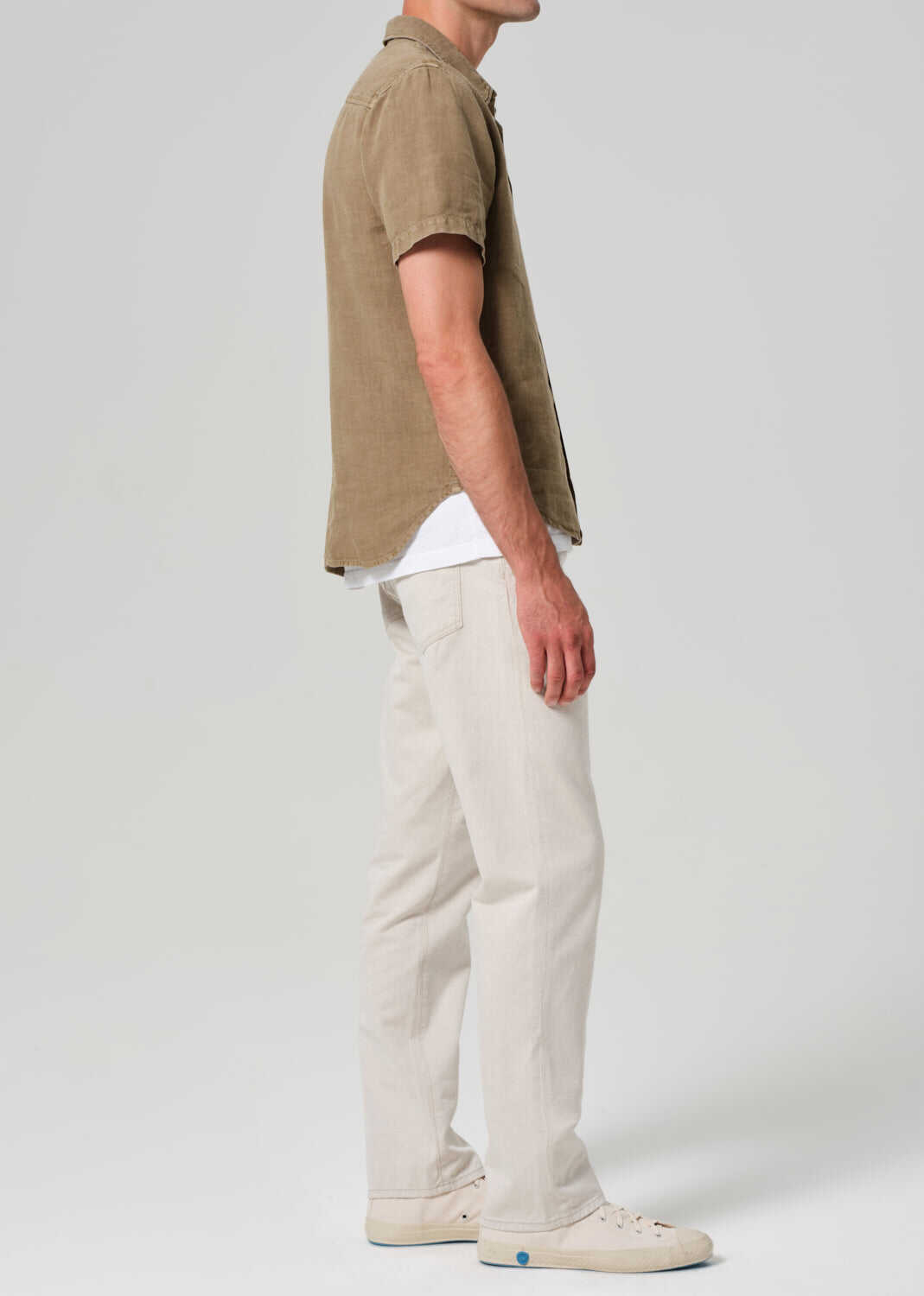 Citizens of Humanity Elijah Relaxed Straight in Stretch Linen