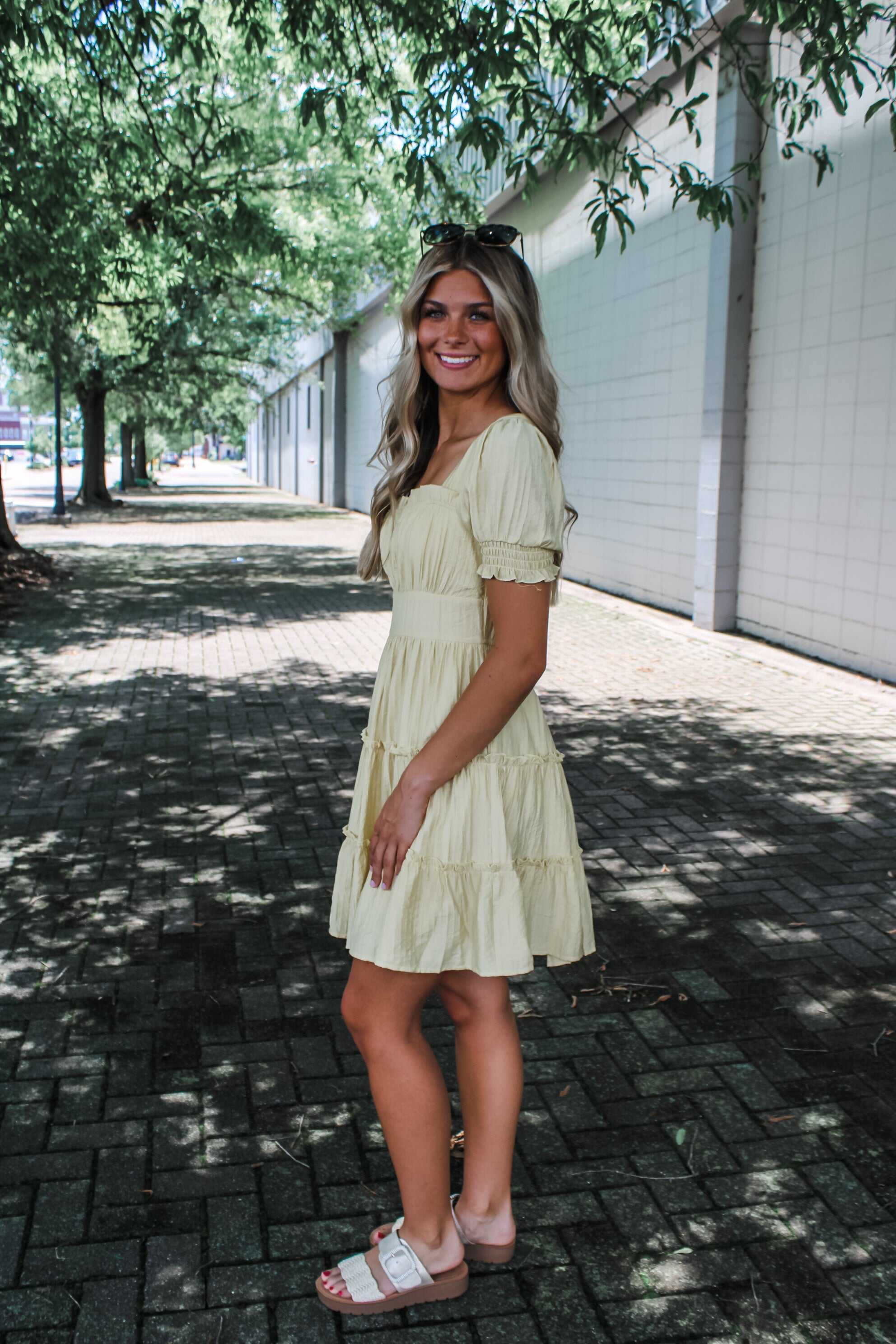 Seeking Sunshine Ruffle Mini • Yellow