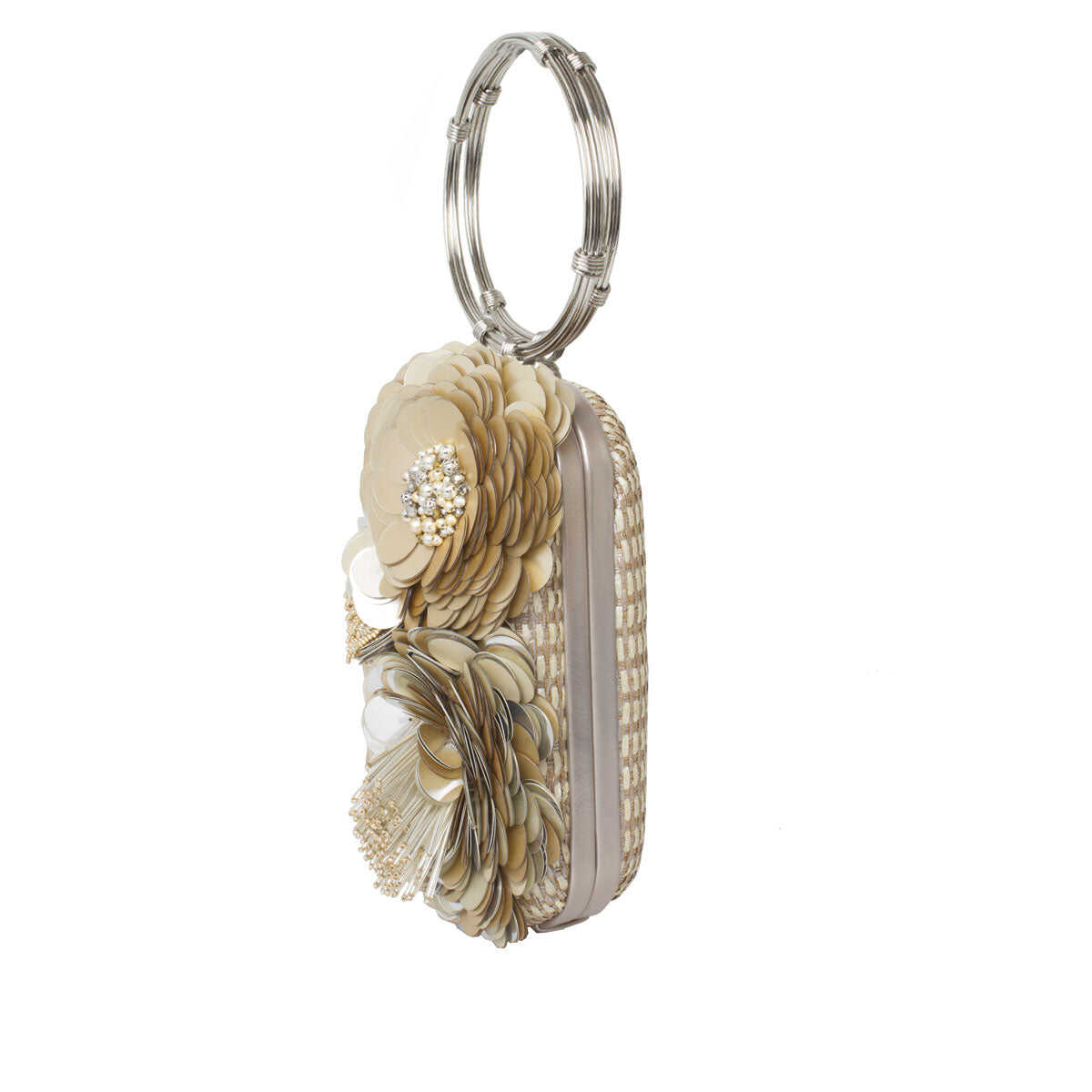 FLORA CHAMPAGNE MENOTTES WRISTLET
