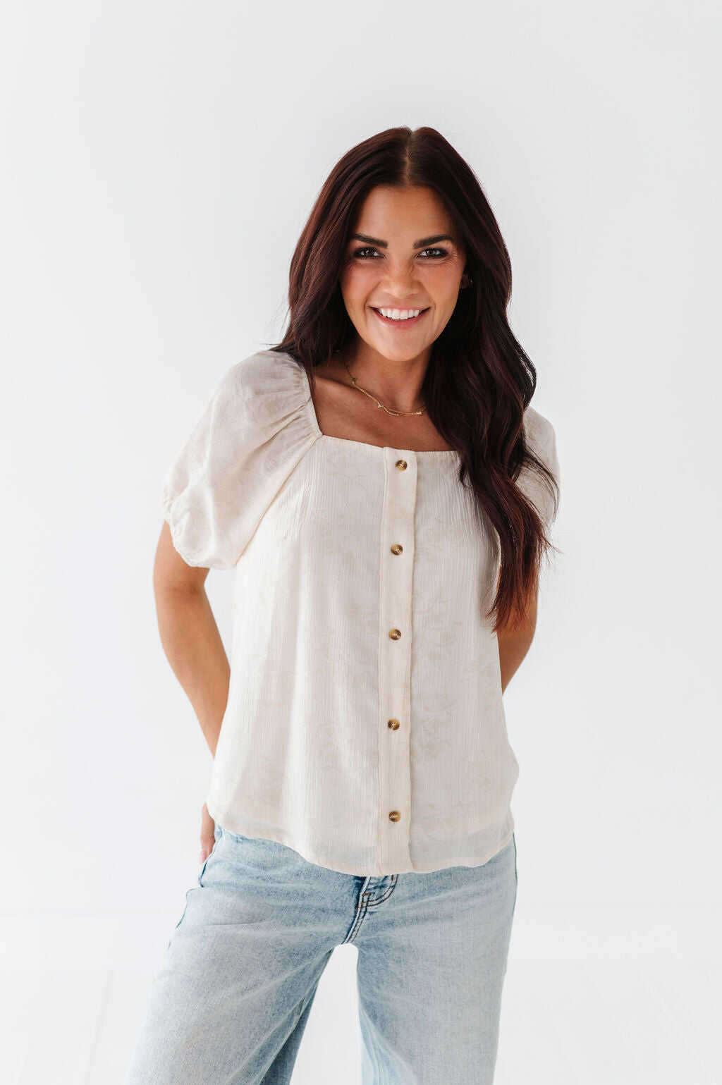 Nora Button Up - Size 3XL Left