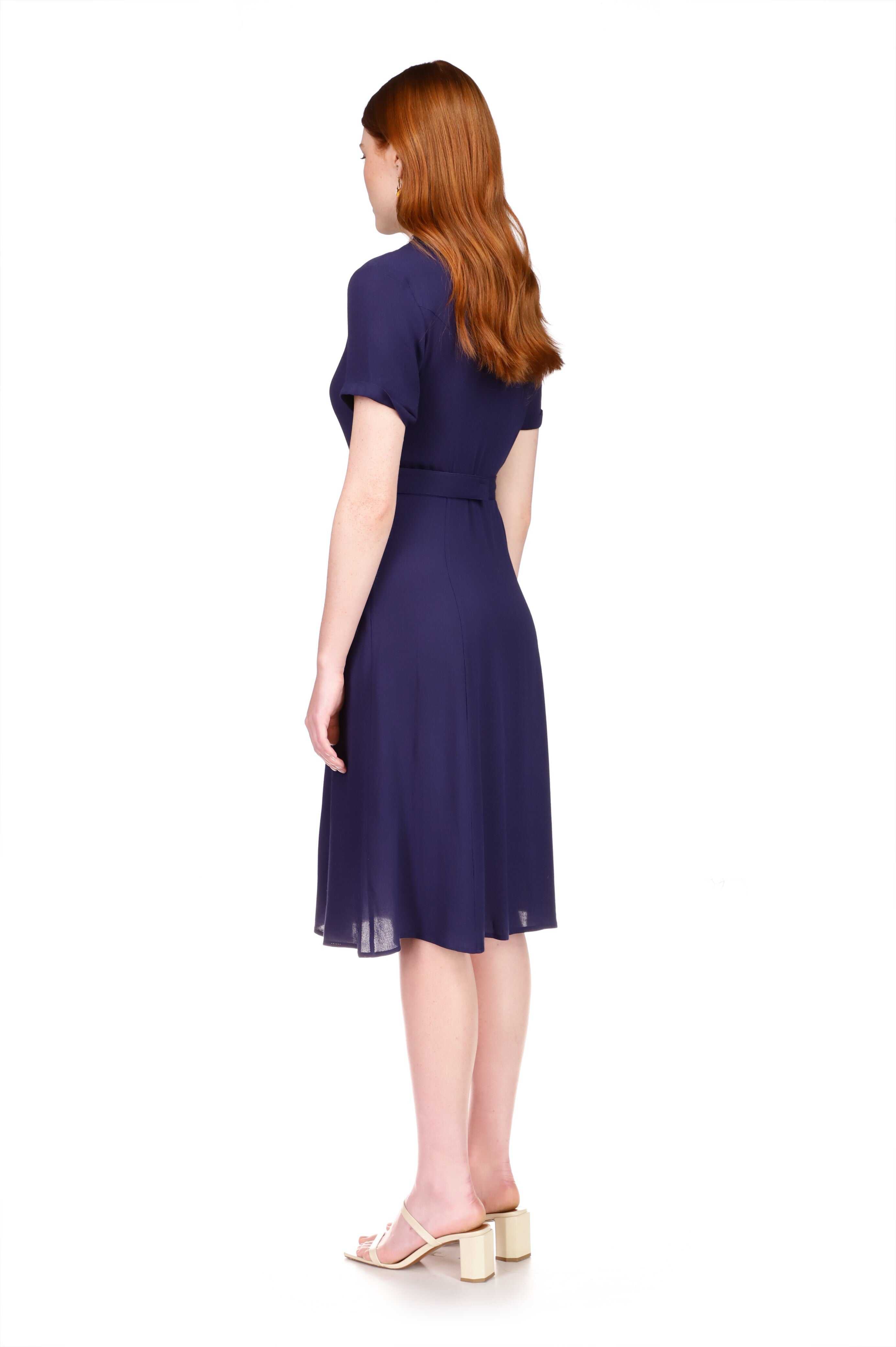 Crepe Maria Dress w. Daisy Belt