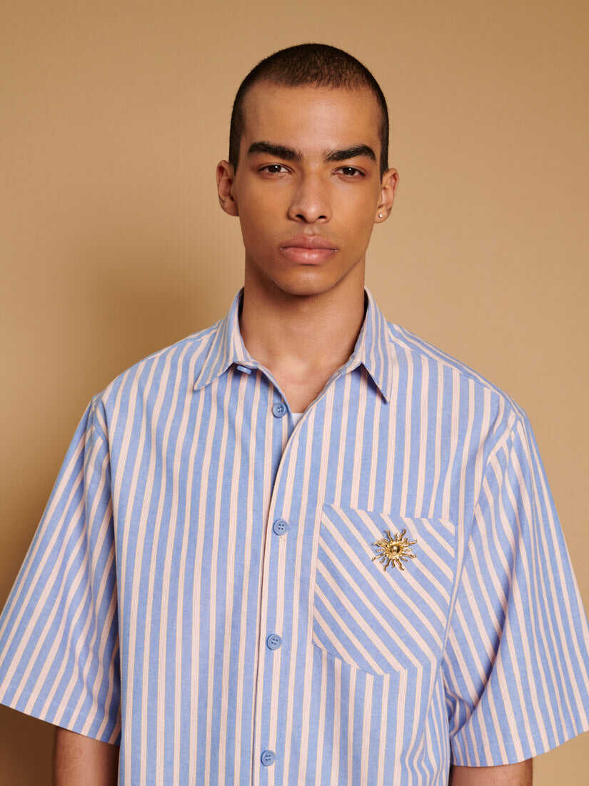 Verano Boxy Striped Shirt