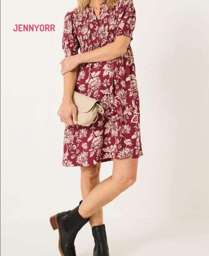 Burgundy Red Juniper Dress