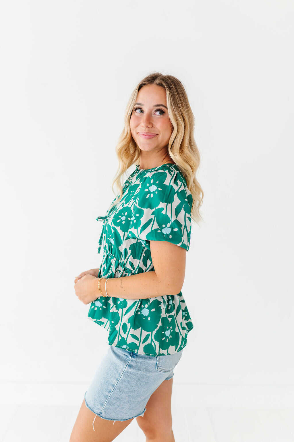 Evana Tie Blouse
