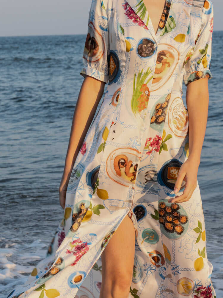 Lampi Button Down Dress