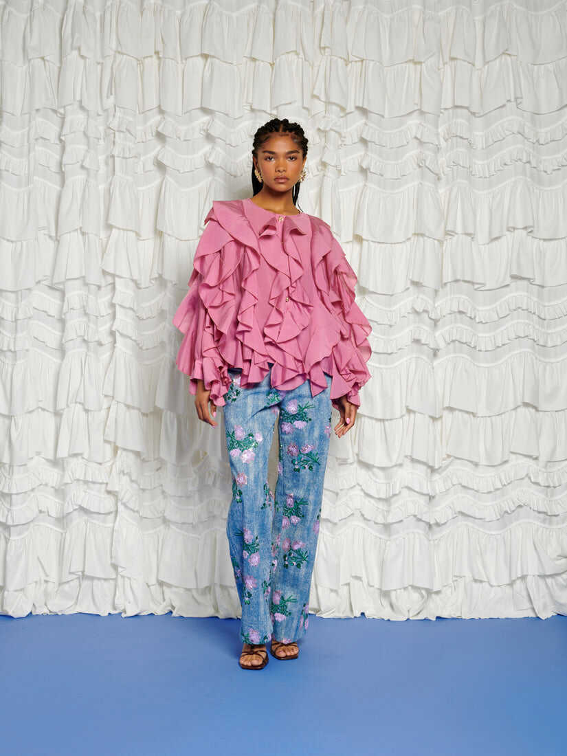 <b>DREAM</b> Rosa Ruffle Blouse