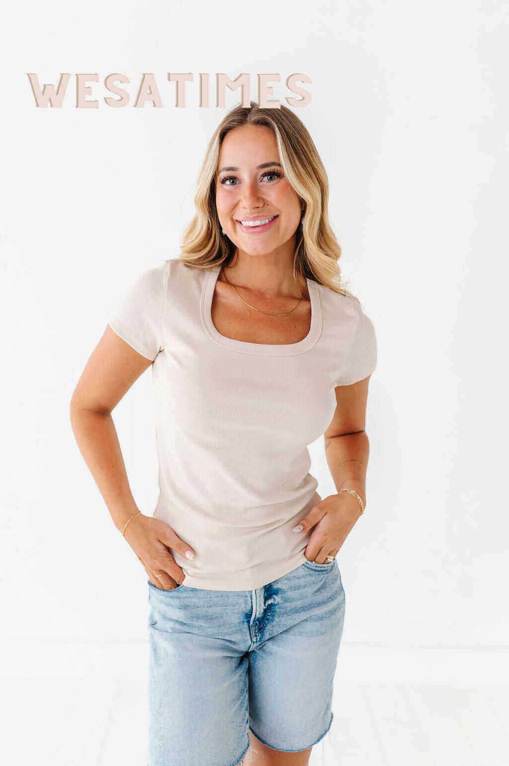 Emerson Top in Cream
