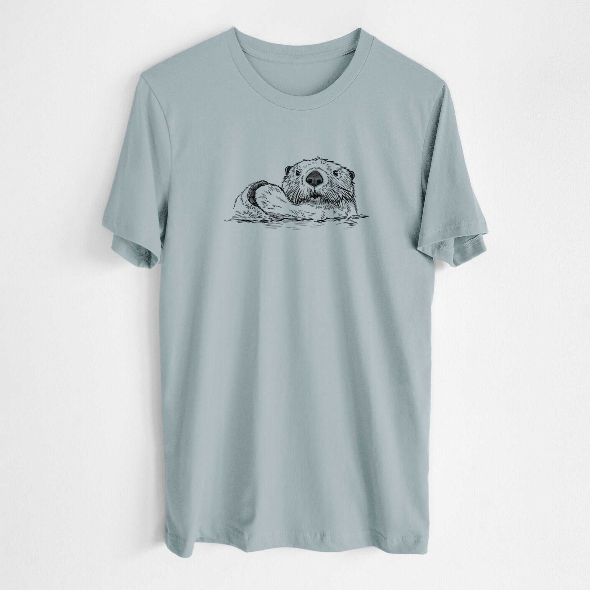 Northern Sea Otter - Enhydra lutris kenyoni - Lightweight 100% Cotton Unisex Crewneck