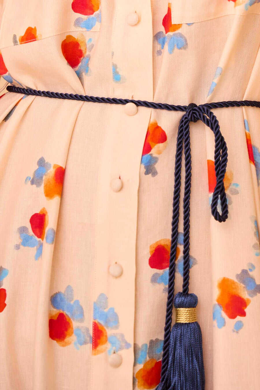 Hunter Bell Wilder Dress in Watercolor Floral Border