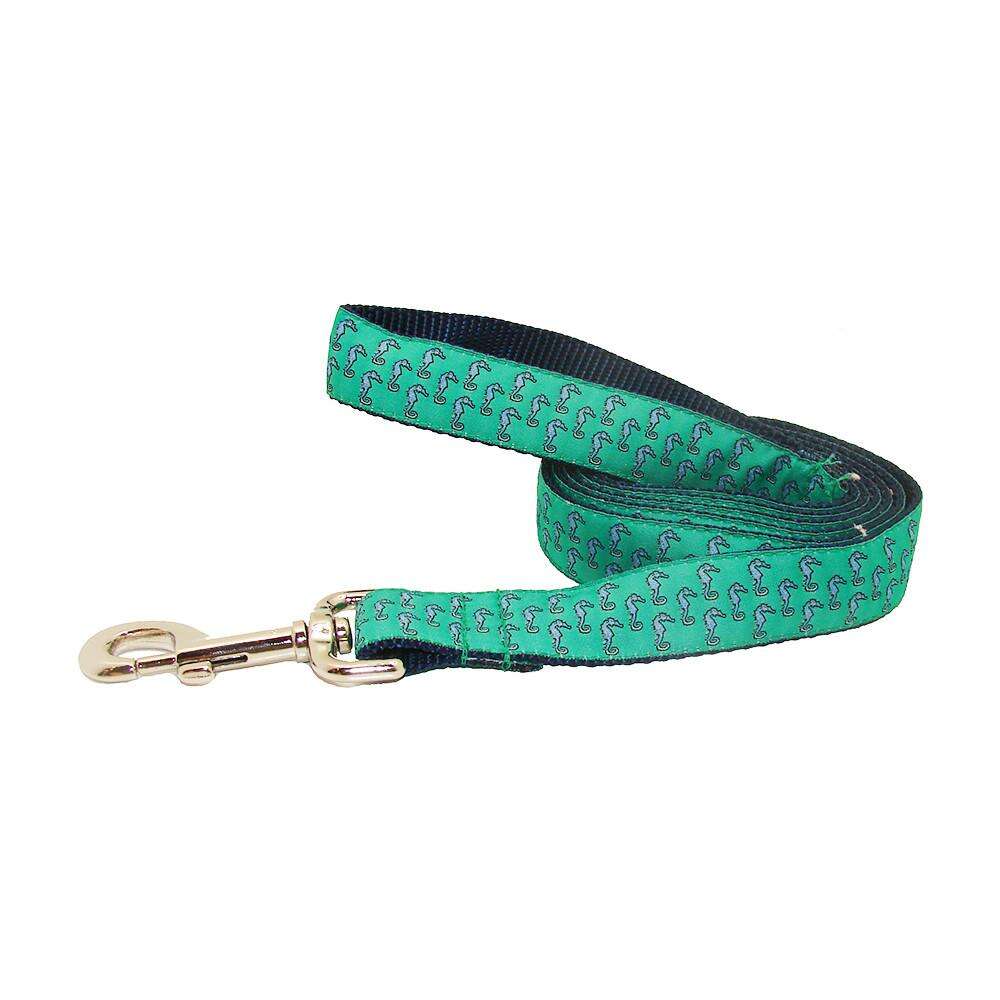 Audubon Green Seahorse Dog Leash
