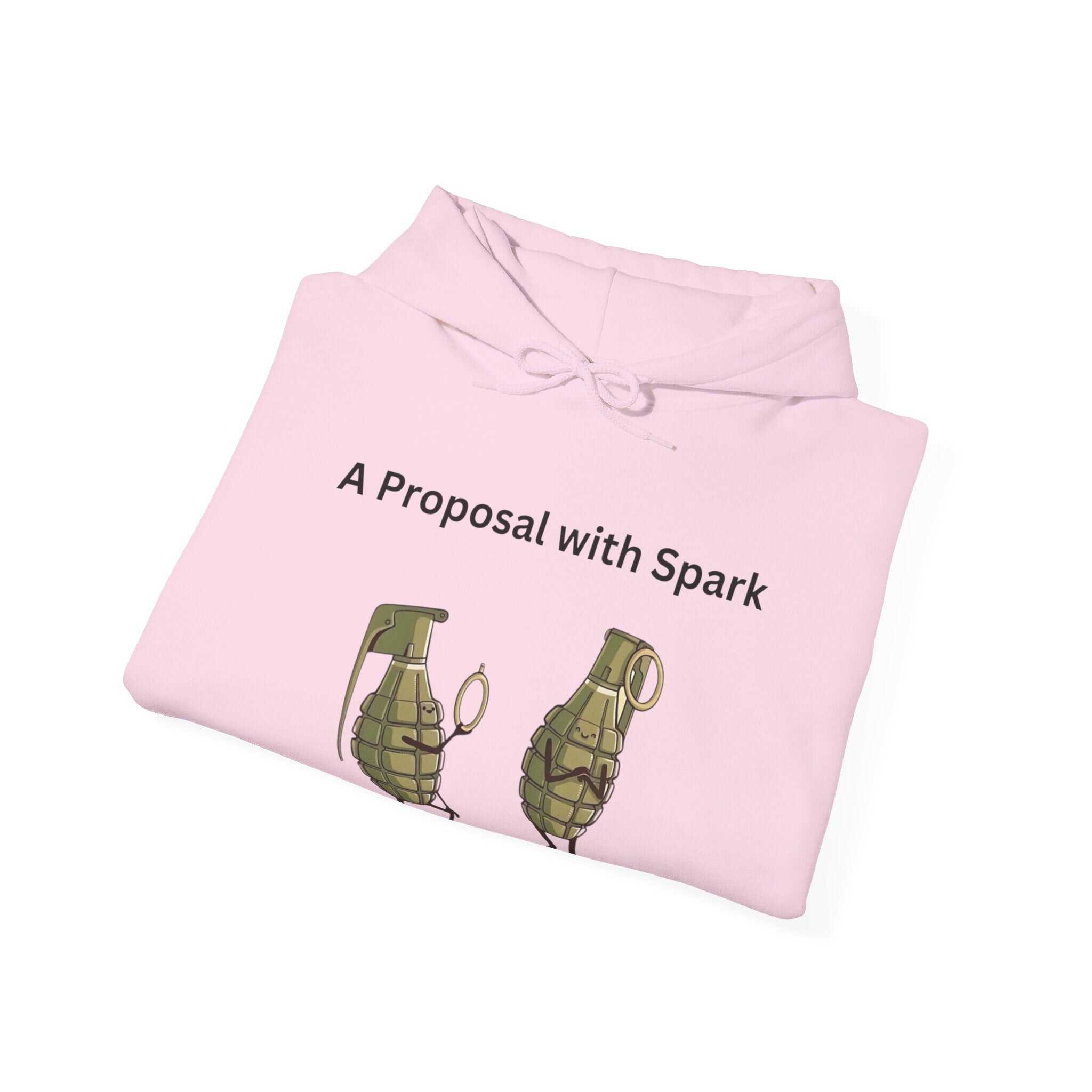 ZCKBDA Proposal with Spark. Unisex Heavy Blend™ Hooded Sweatshirt