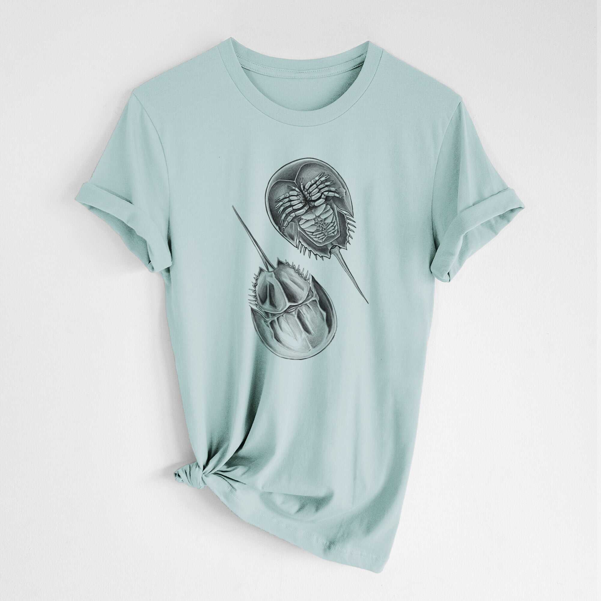 Atlantic Horseshoe Crab - Limulidae polyphemus - Lightweight 100% Cotton Unisex Crewneck