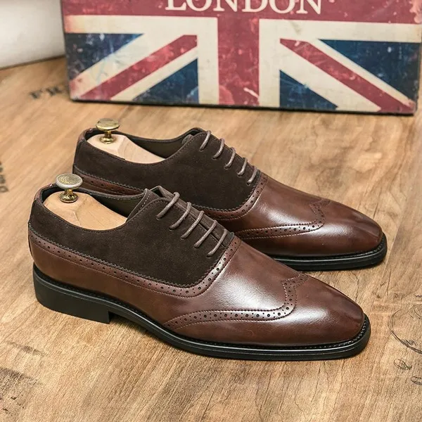 Mens High Quality Oxford Wedding Shoes