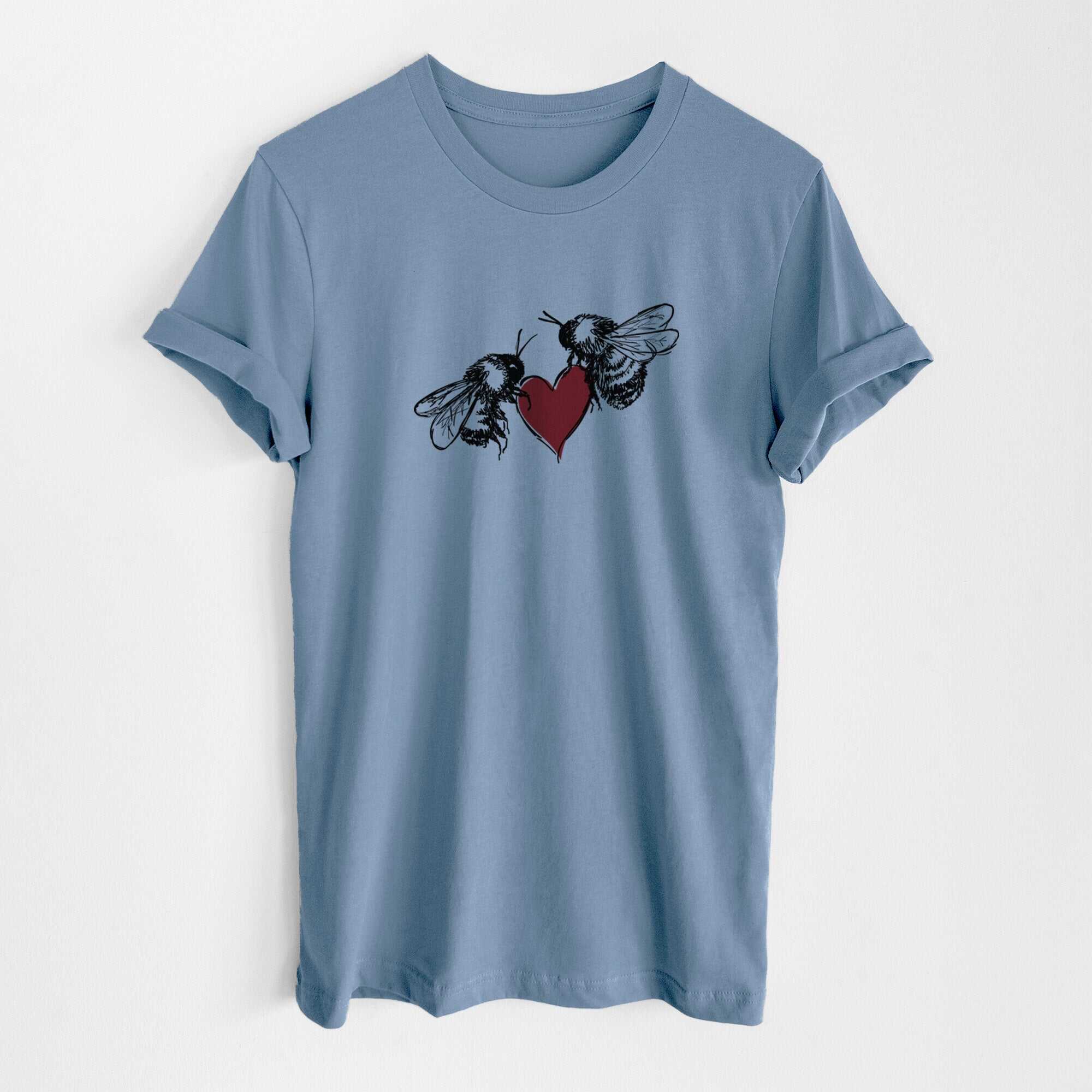 Love Bees - Lightweight 100% Cotton Unisex Crewneck