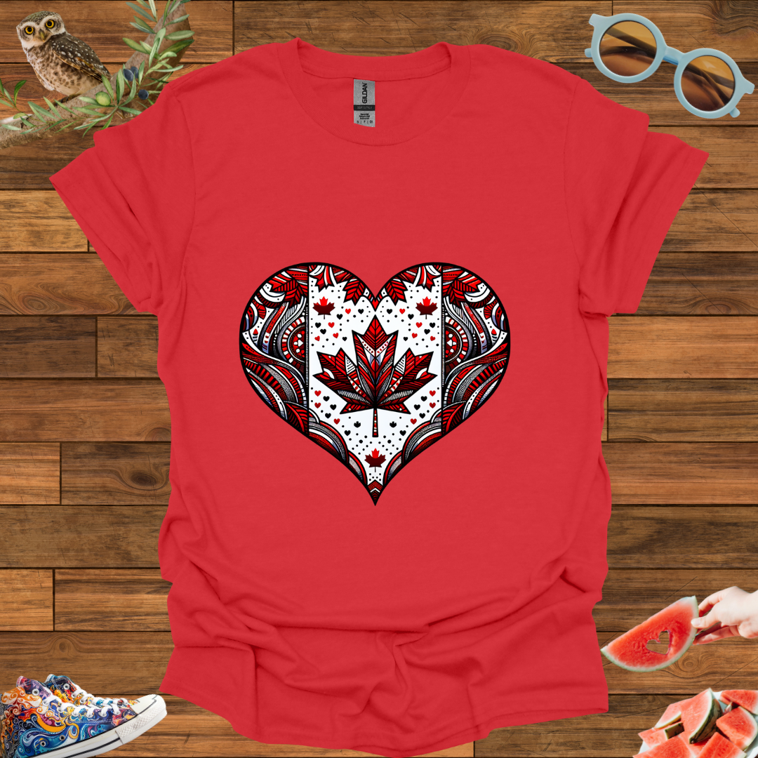 ZCKBDCanada Heart T-Shirt