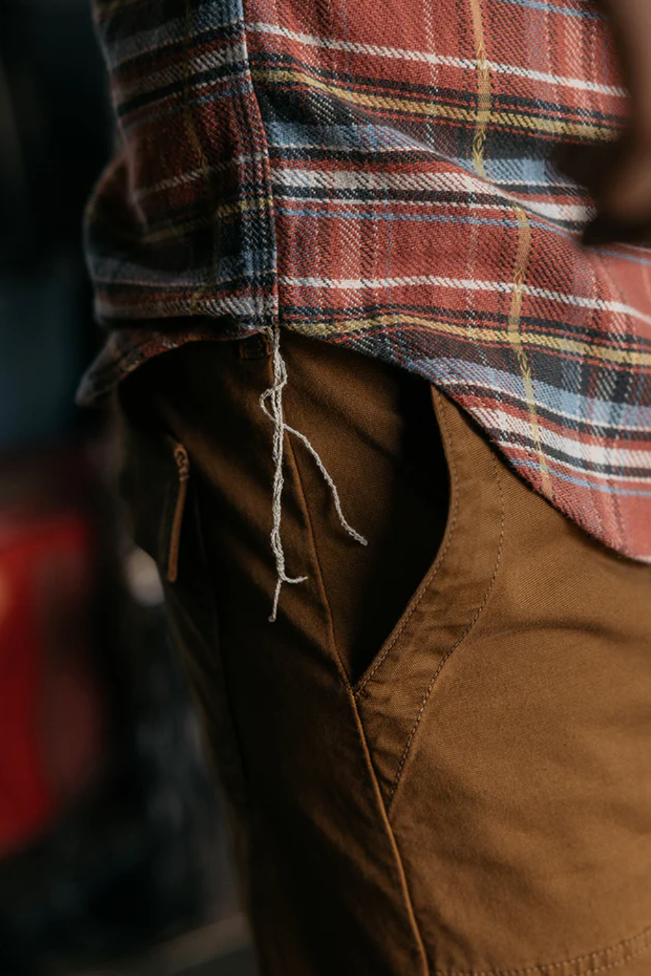 Kato Vintage Plaid 'The Brace' Shirt