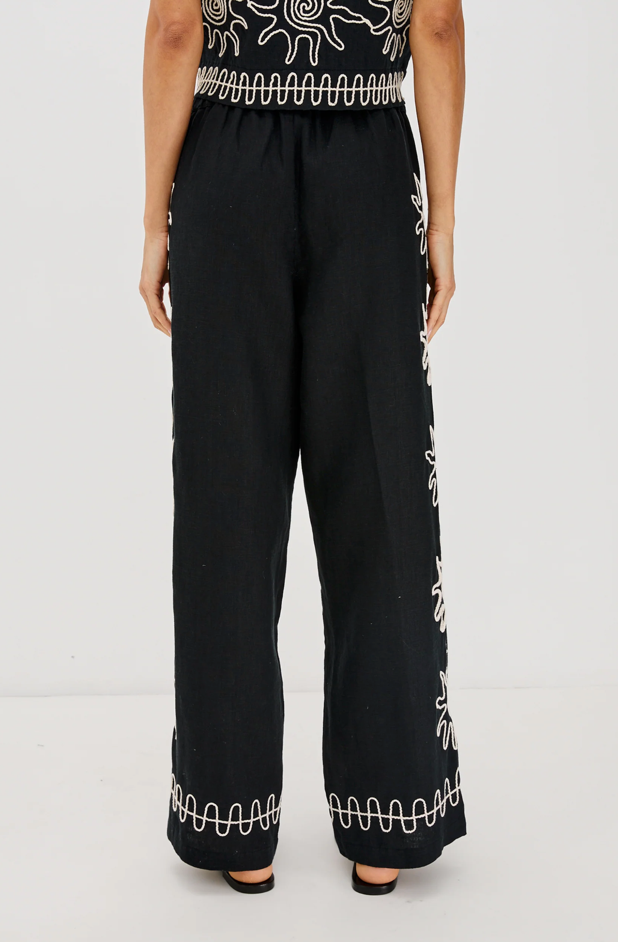 Rails X L*Space Emmie Pant in Sun Embroidery