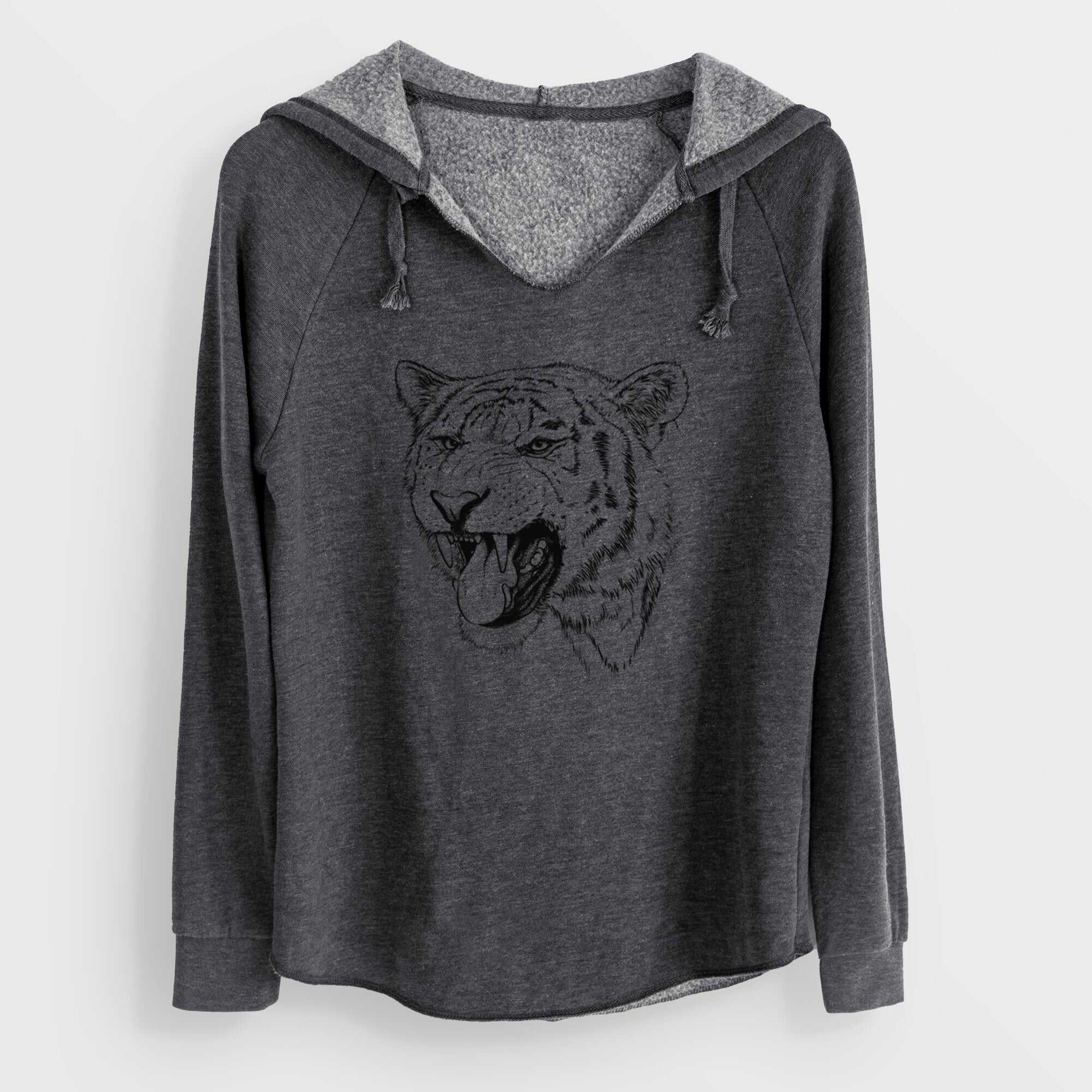 Siberian Tiger - Panthera tigris altaica - Cali Wave Hooded Sweatshirt
