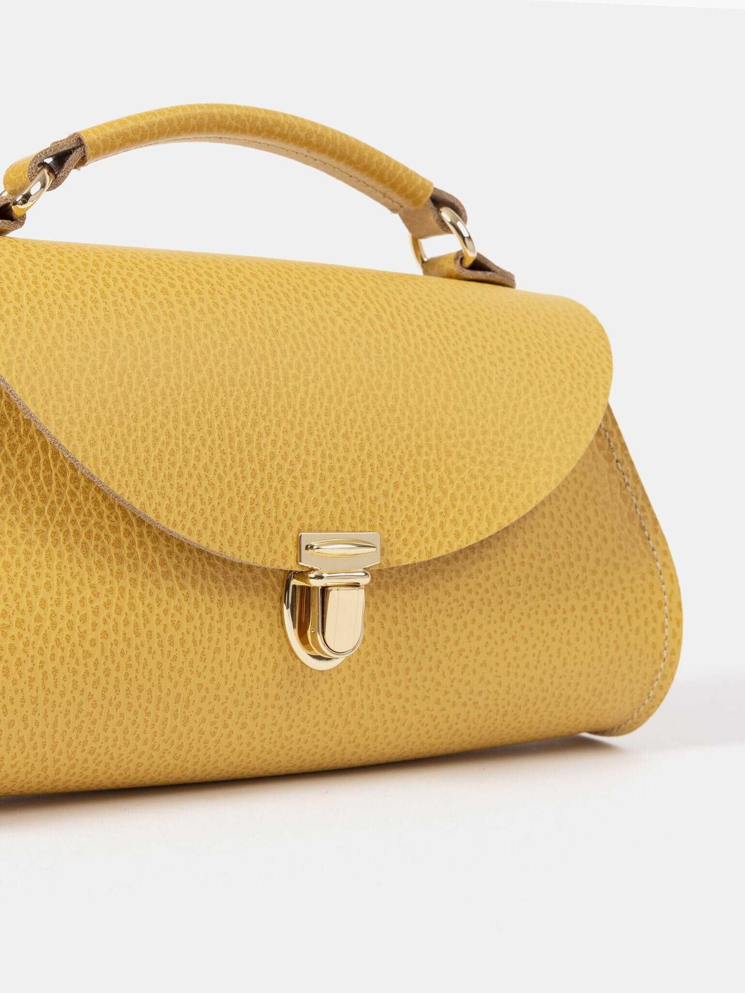 The Mini Poppy - Indian Yellow Matte Celtic Grain