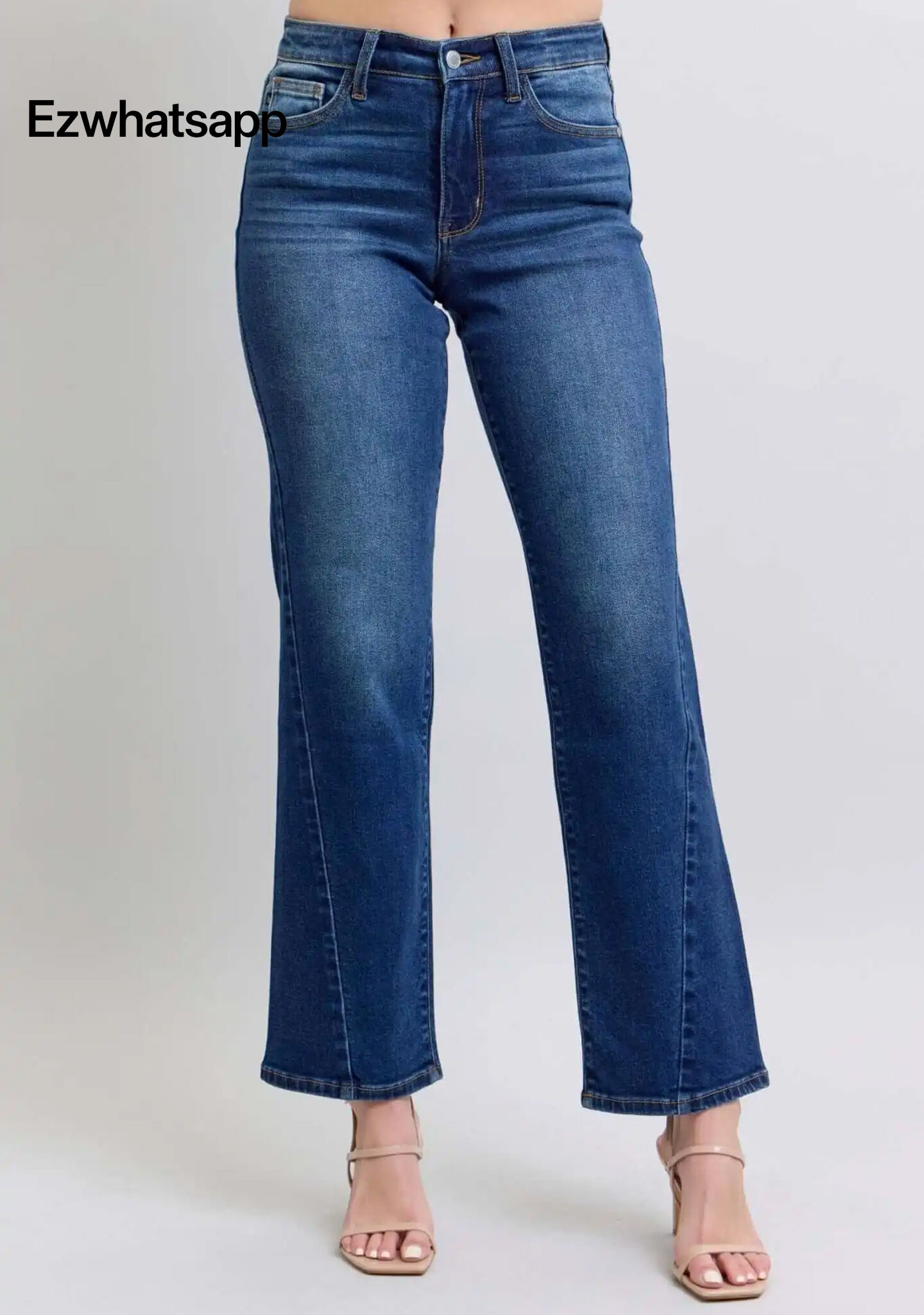 Judy Blue Side Seam Straight Leg Jeans