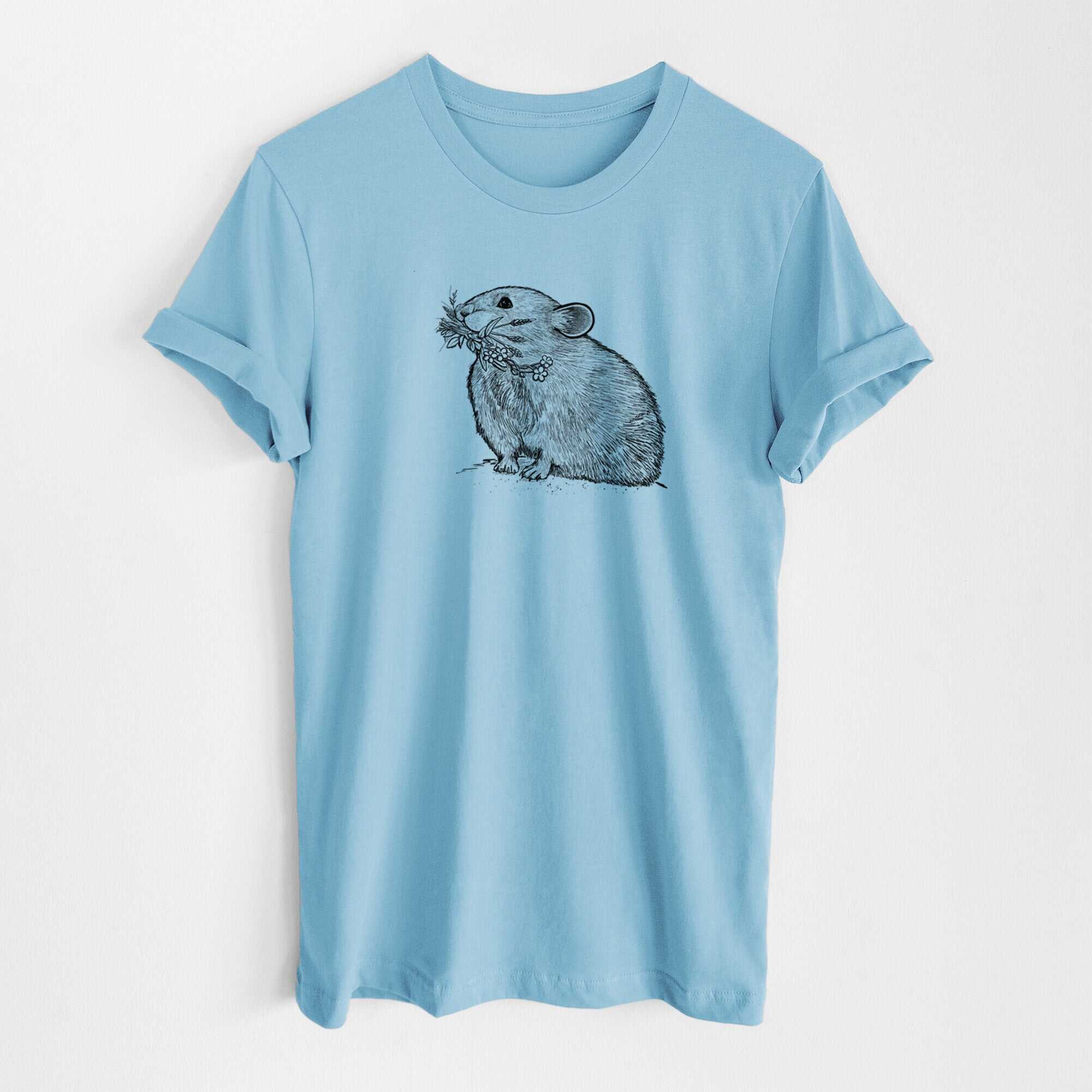 Ochotona princeps - American Pika - Lightweight 100% Cotton Unisex Crewneck