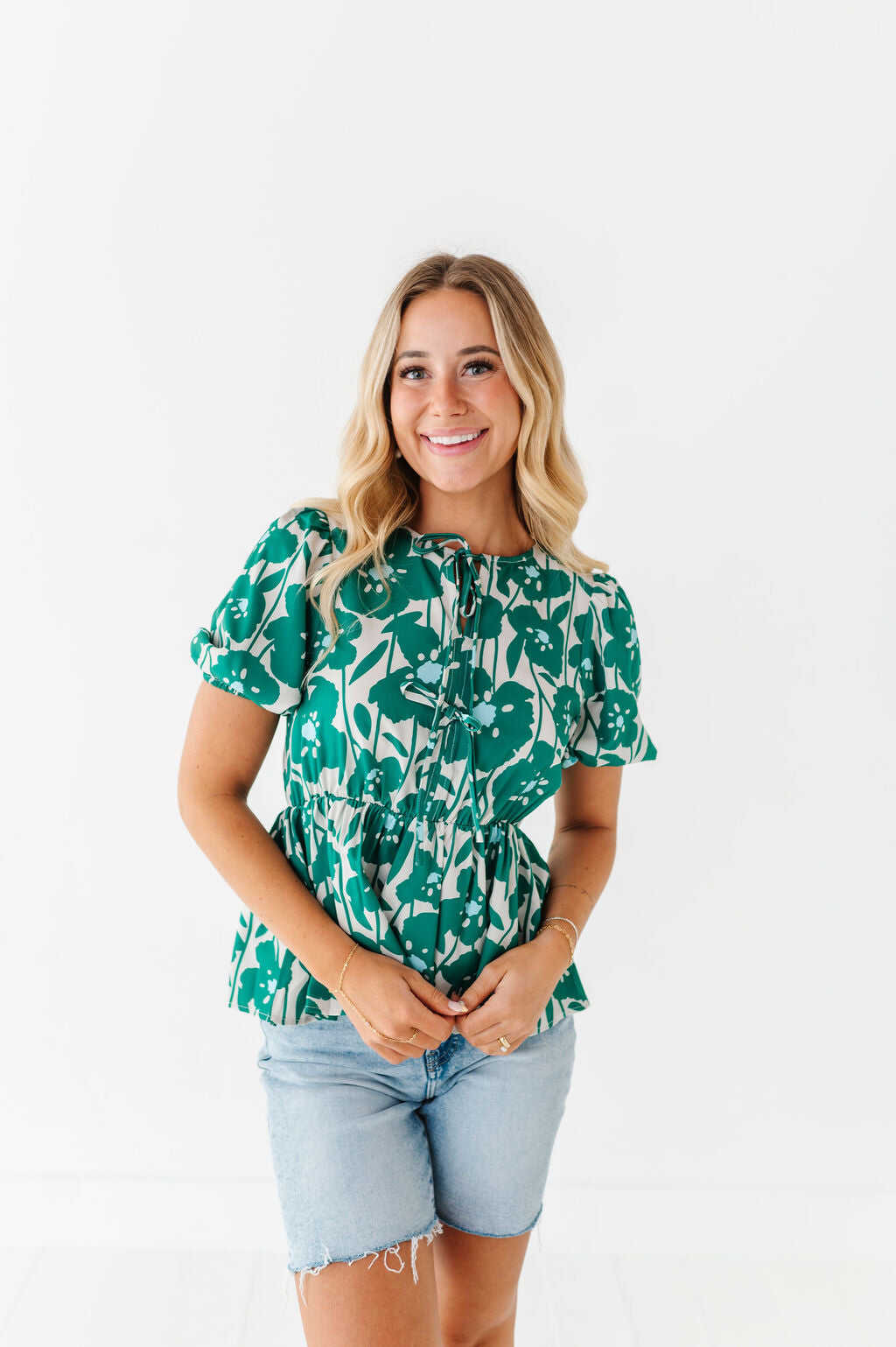 Evana Tie Blouse