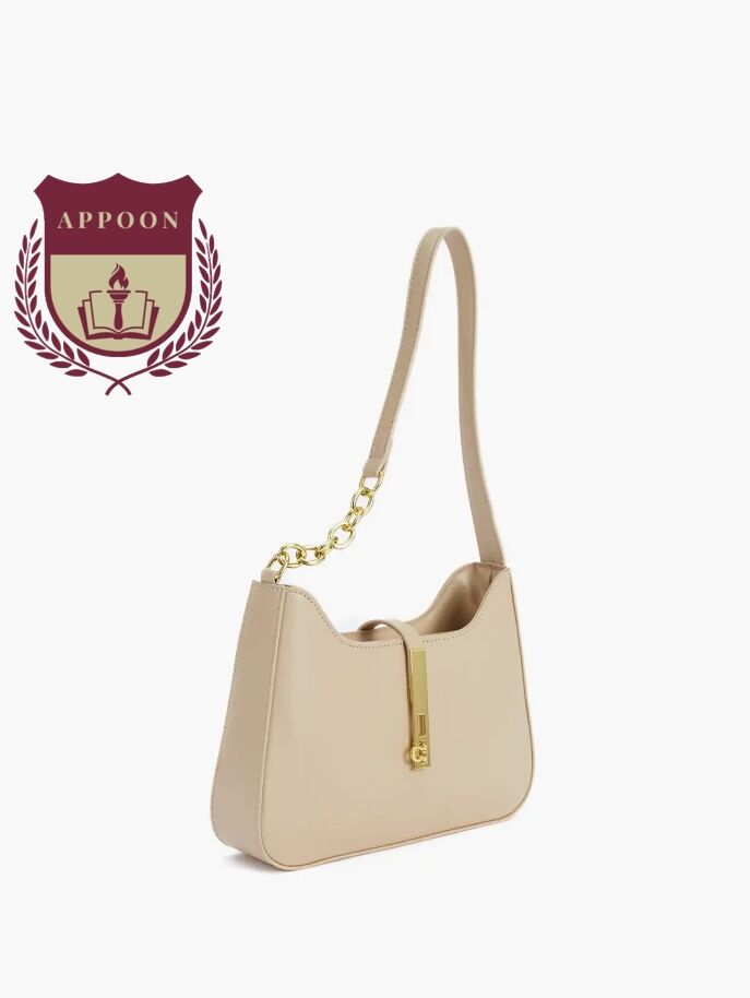 Asymmetrical Chain Shoulder Bag