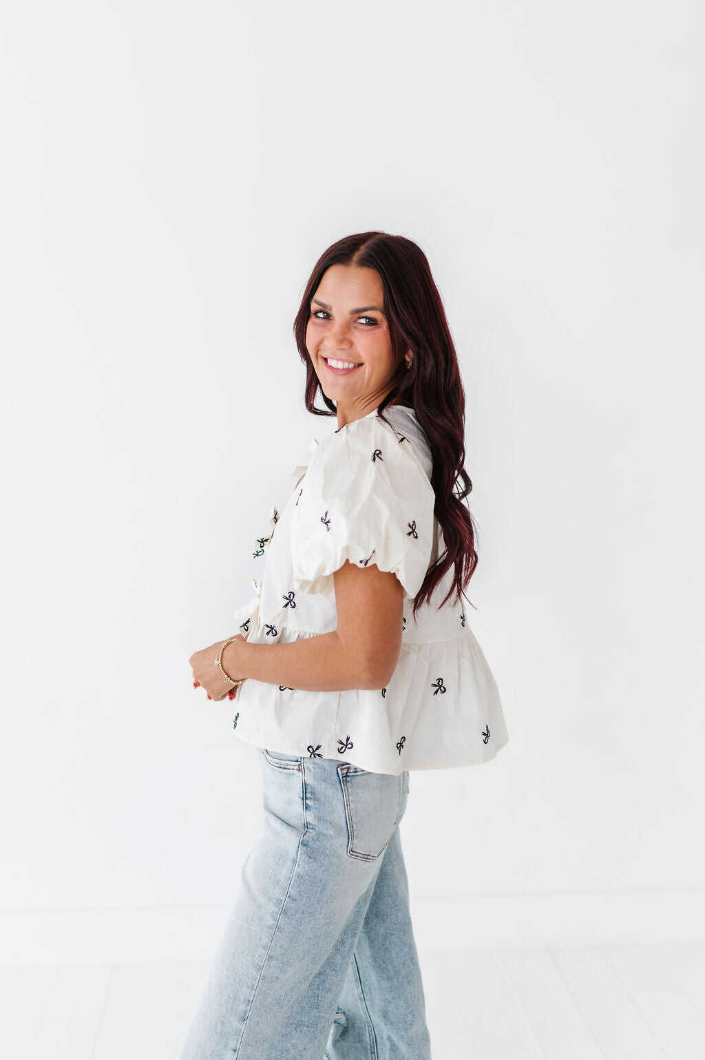 Paris Tie Blouse