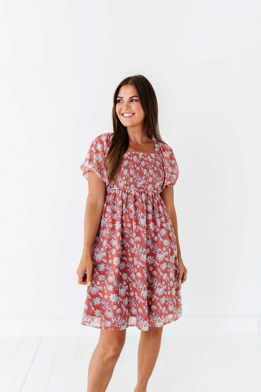 Kimberly Smocked Dress - Size 3X & 4X Left