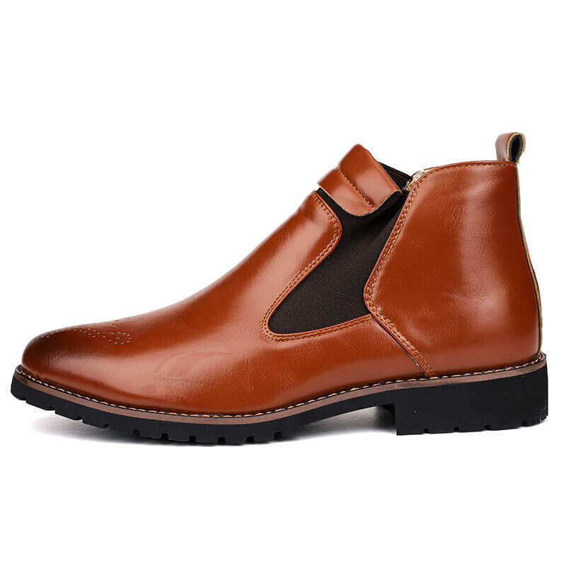 Dallader Men's Carved Casual Chelsea Boots