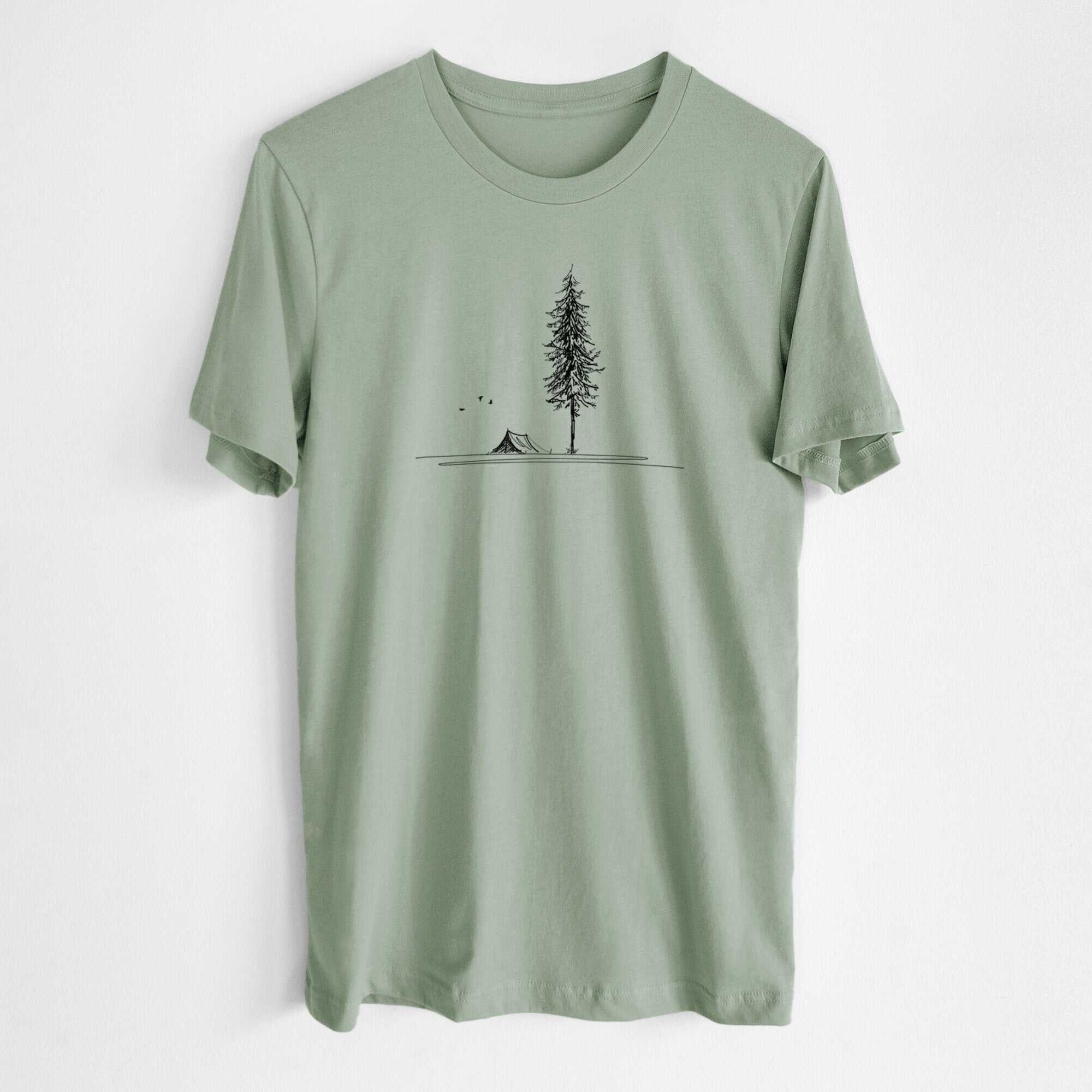 Pine Camp Vista - Lightweight 100% Cotton Unisex Crewneck