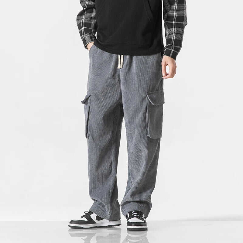 CORDUROY CARGO PANTS