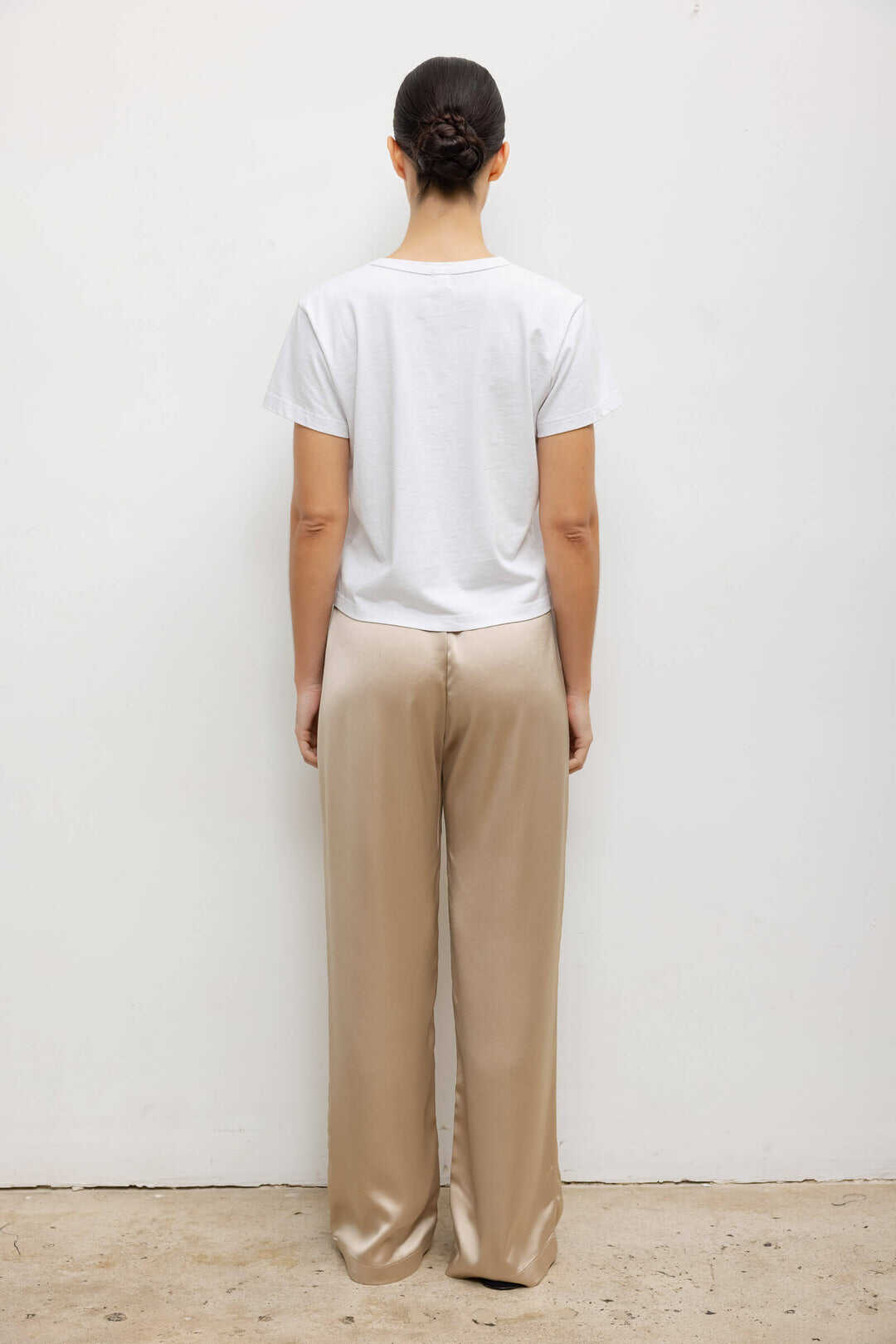 Leset Barb Wide Leg Pant in Sand
