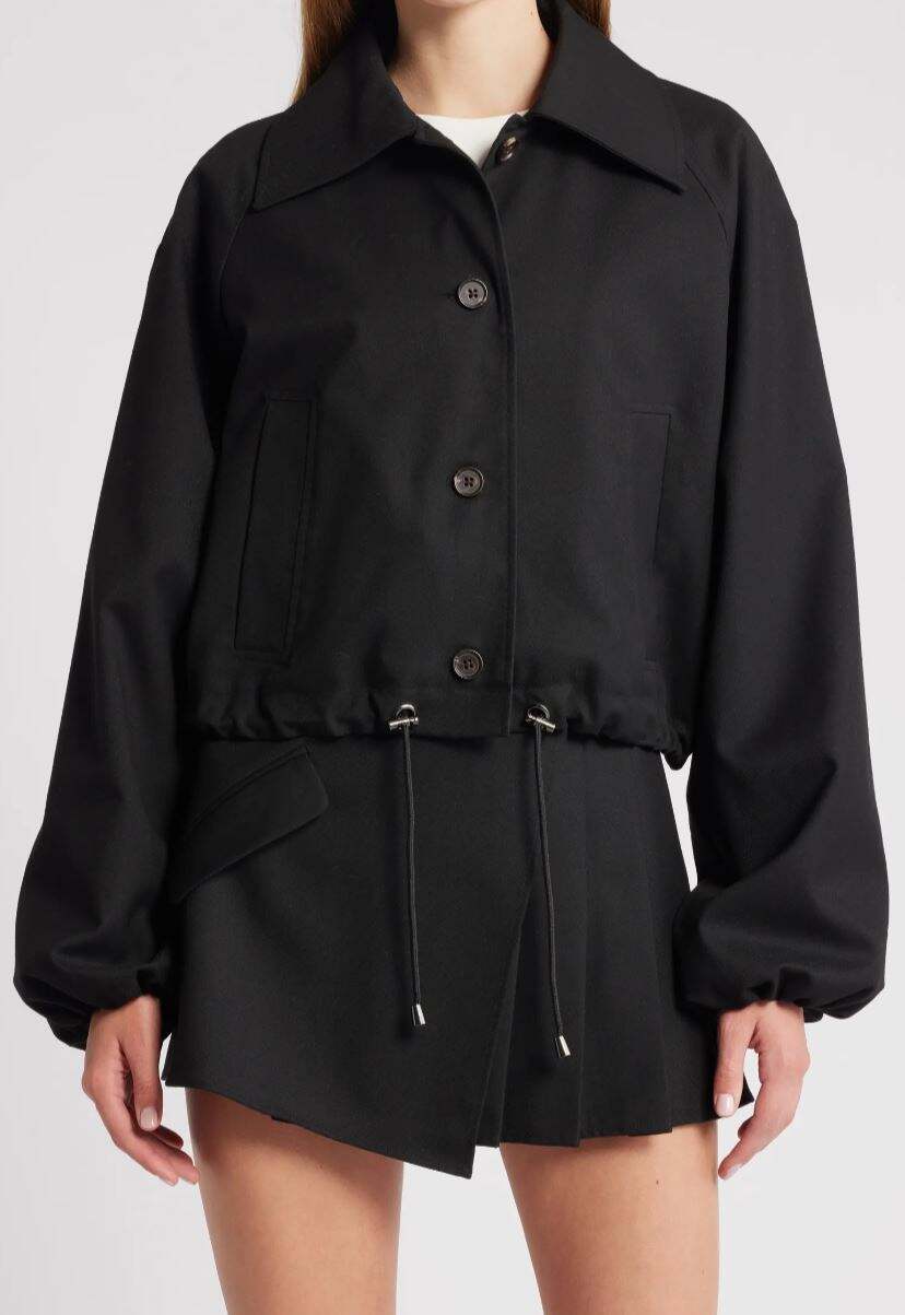 Rails North Jacket in Black Twill
