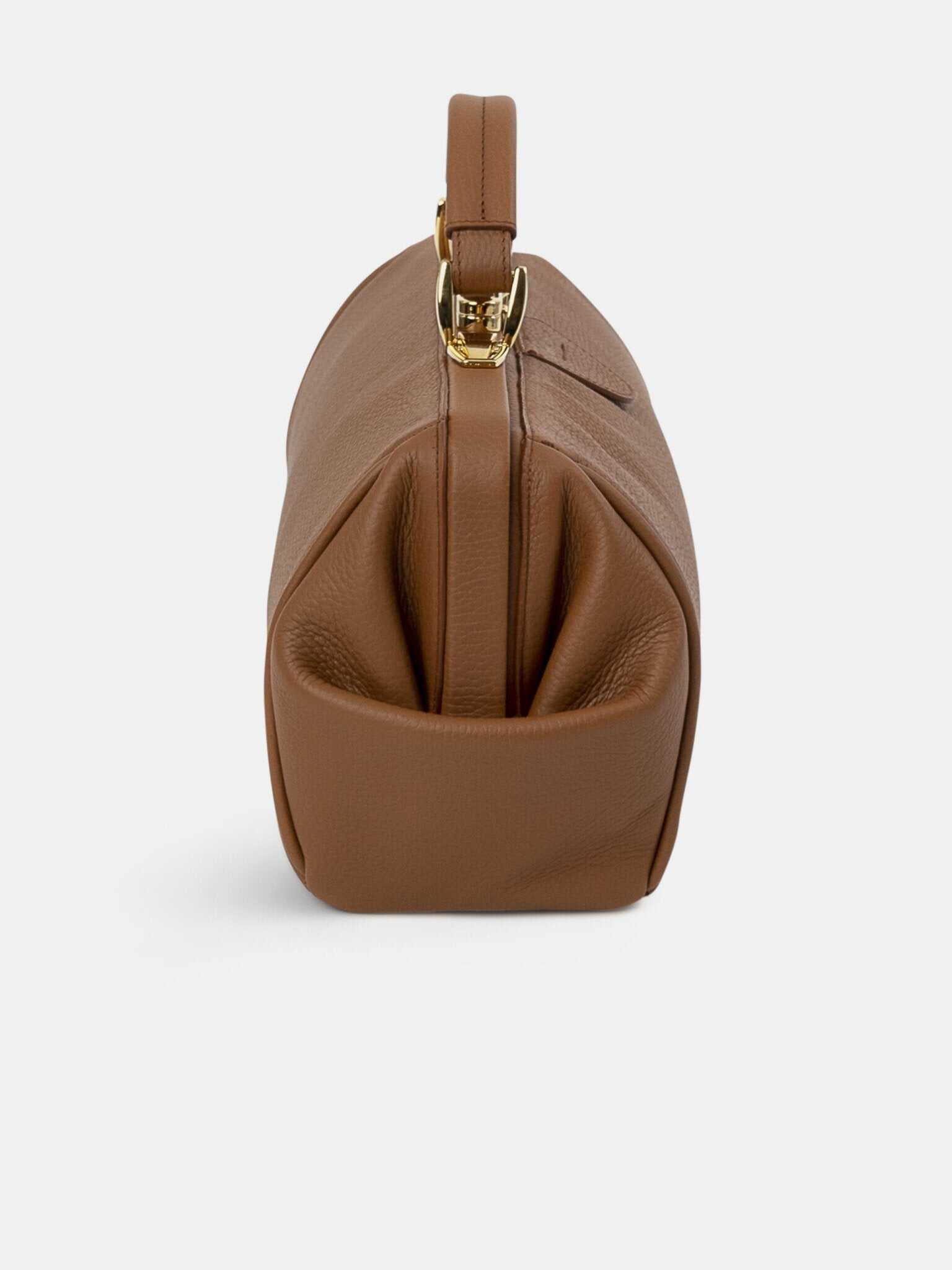The Doctor's Bag -  Havana Brown Calf Grain