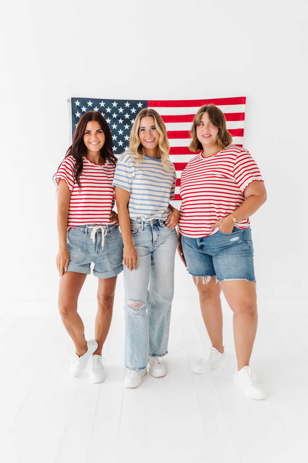 Lincoln Striped Top - Size 3XL Left