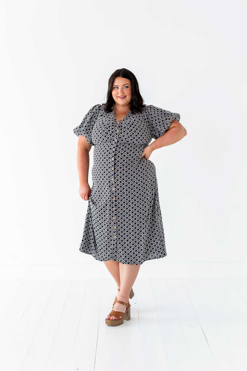 Wanda Vintage Dress - Size XL & 4XL Left