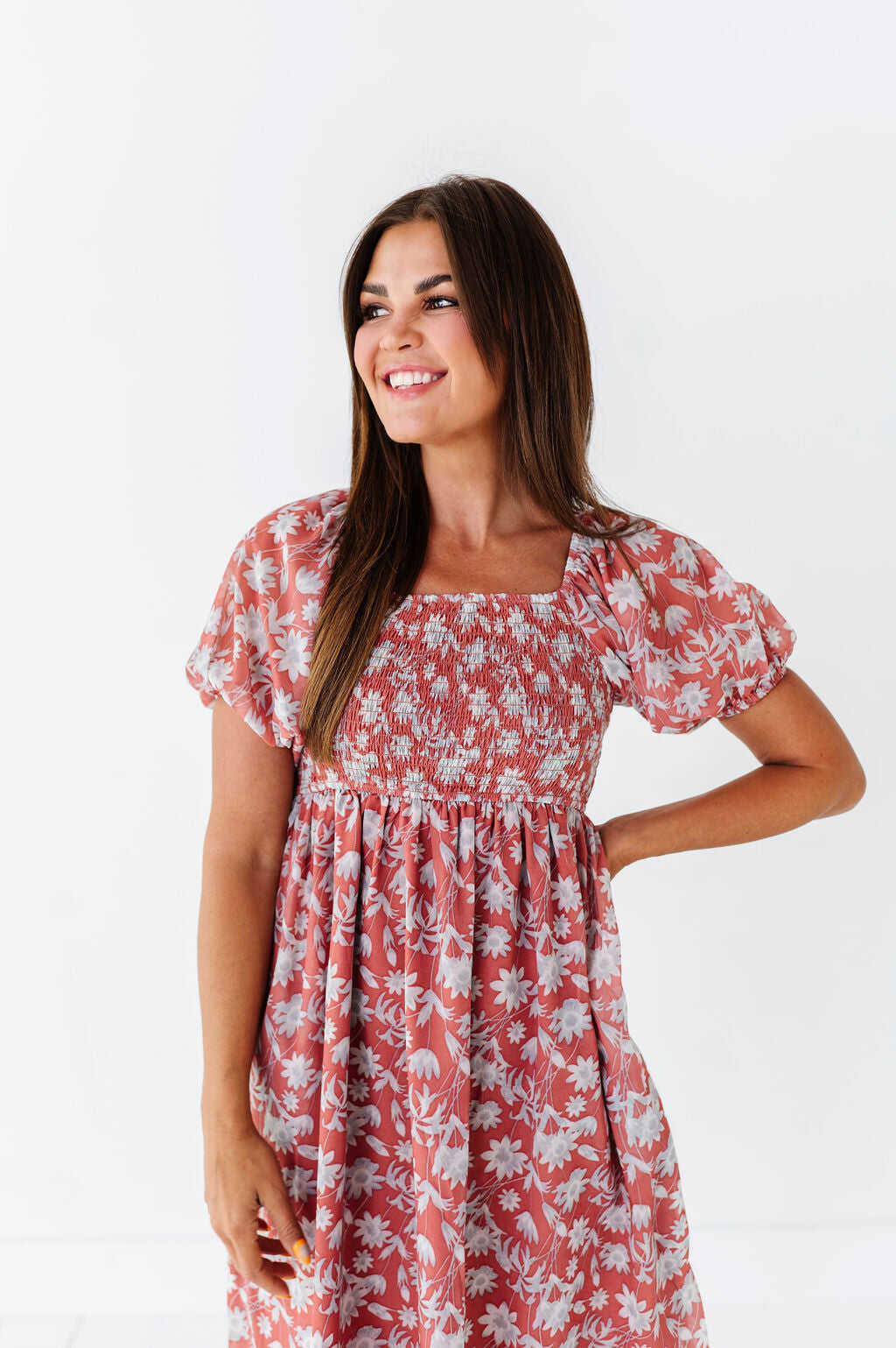 Kimberly Smocked Dress - Size 3X & 4X Left