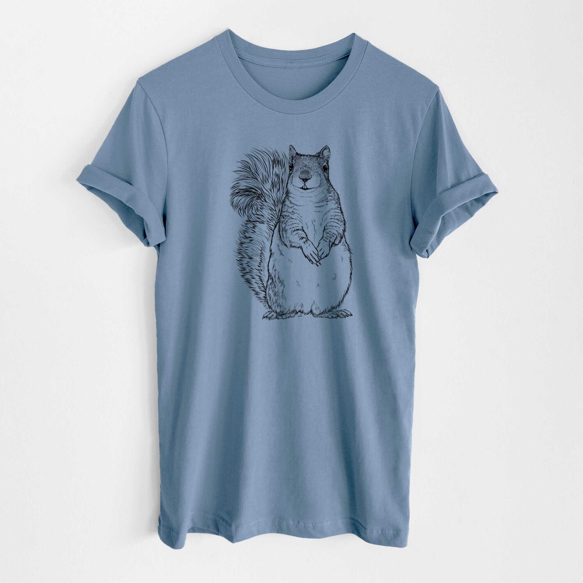 Western Grey Squirrel - Sciurus griseus - Lightweight 100% Cotton Unisex Crewneck