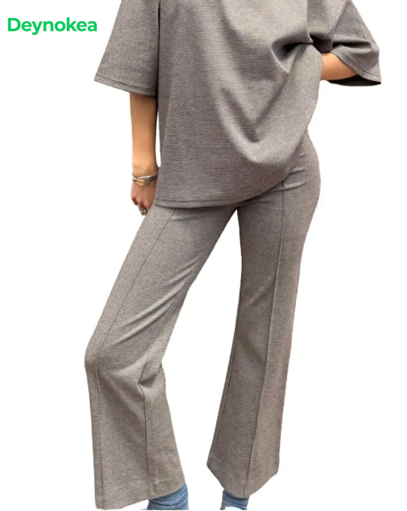 Staud Knack Pant in Houndstooth