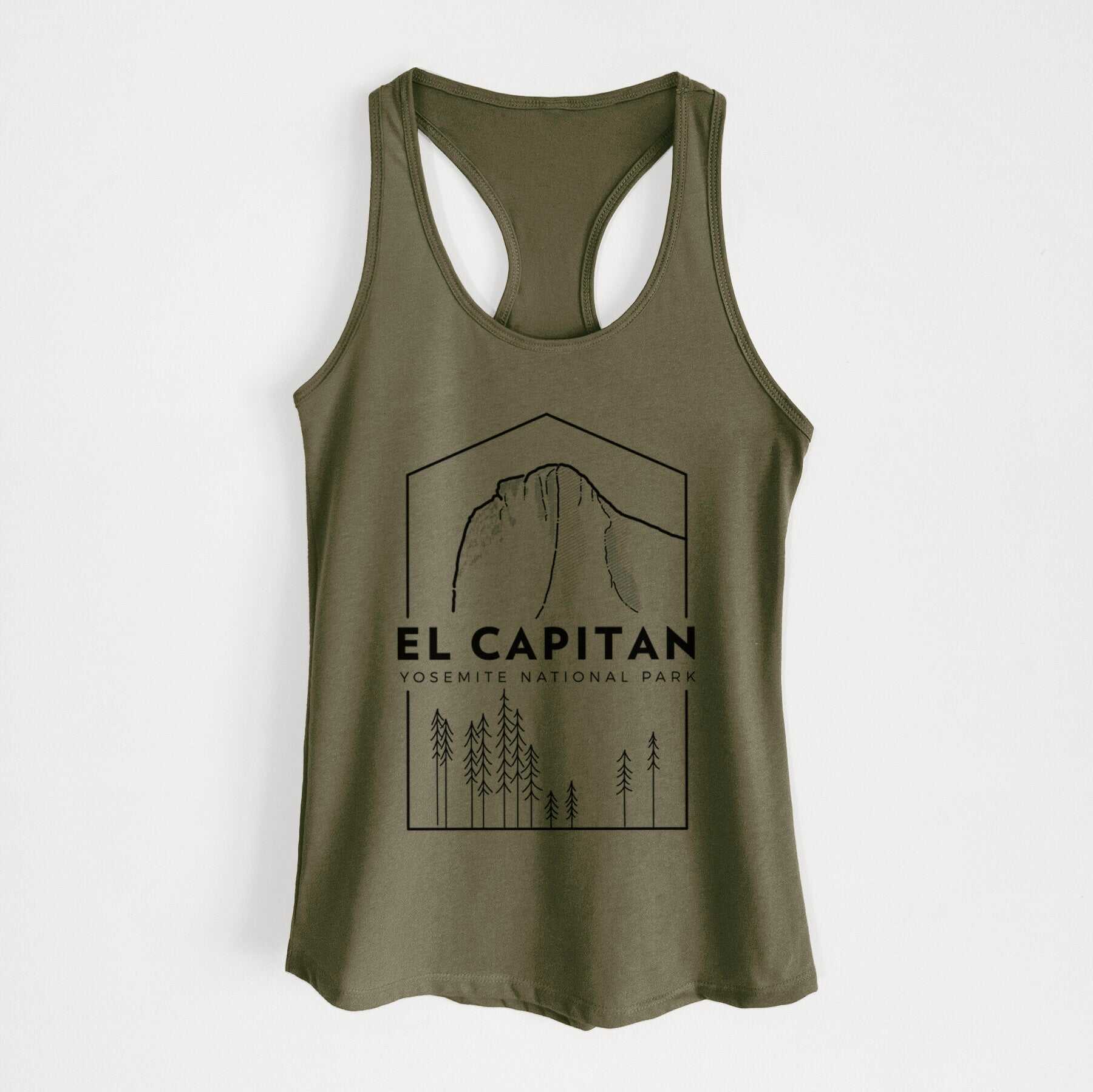 El Capitan - Yosemite National Park - Women's Racerback Tanktop