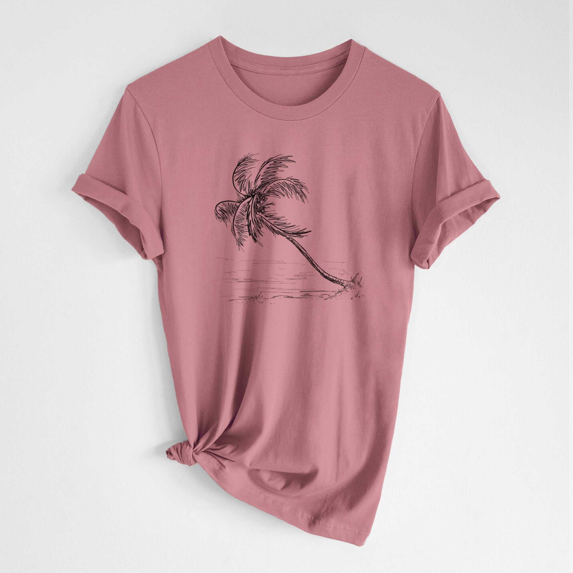 Coconut Palm - Cocos nucifera - Lightweight 100% Cotton Unisex Crewneck
