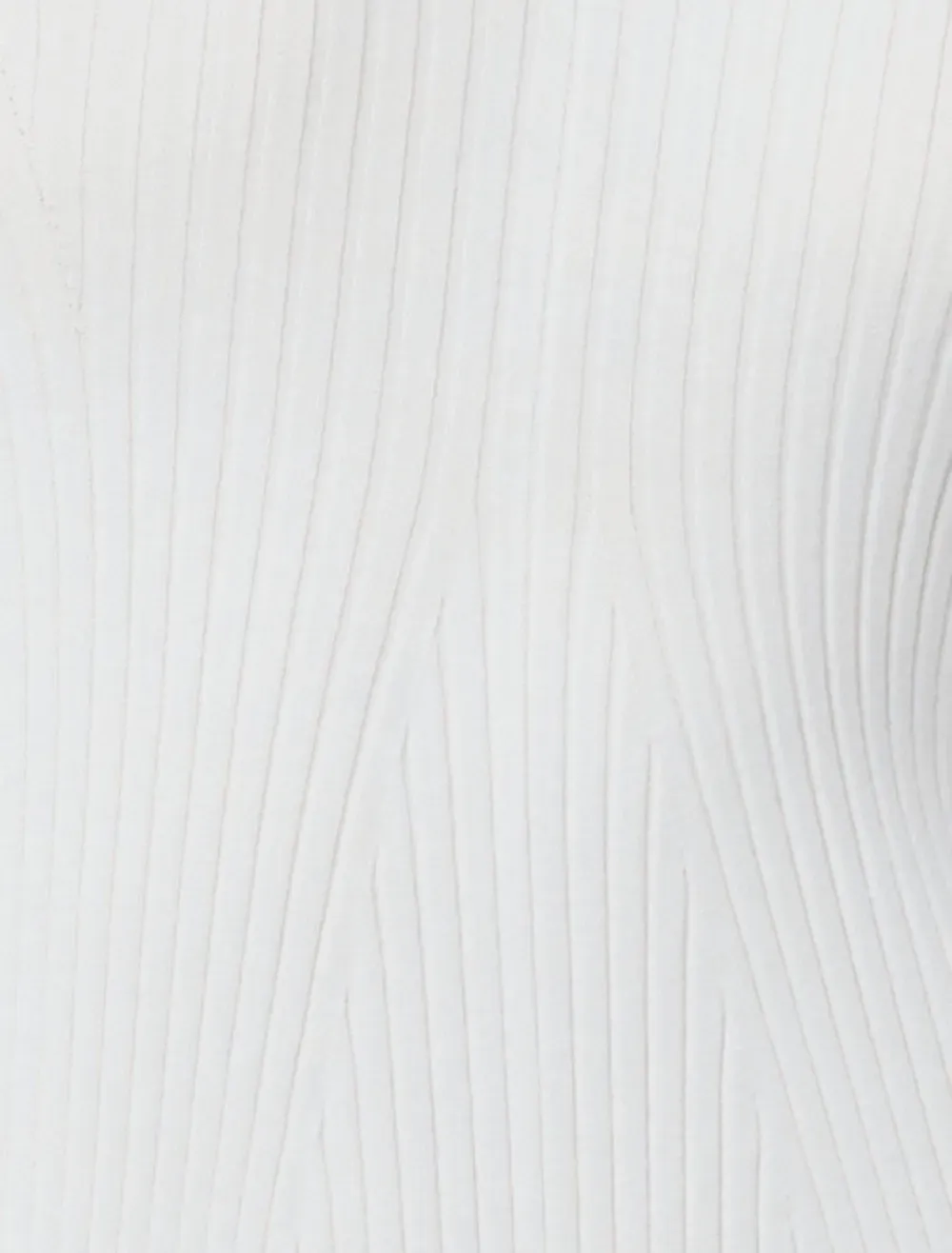 Rib Detail Midi Dress