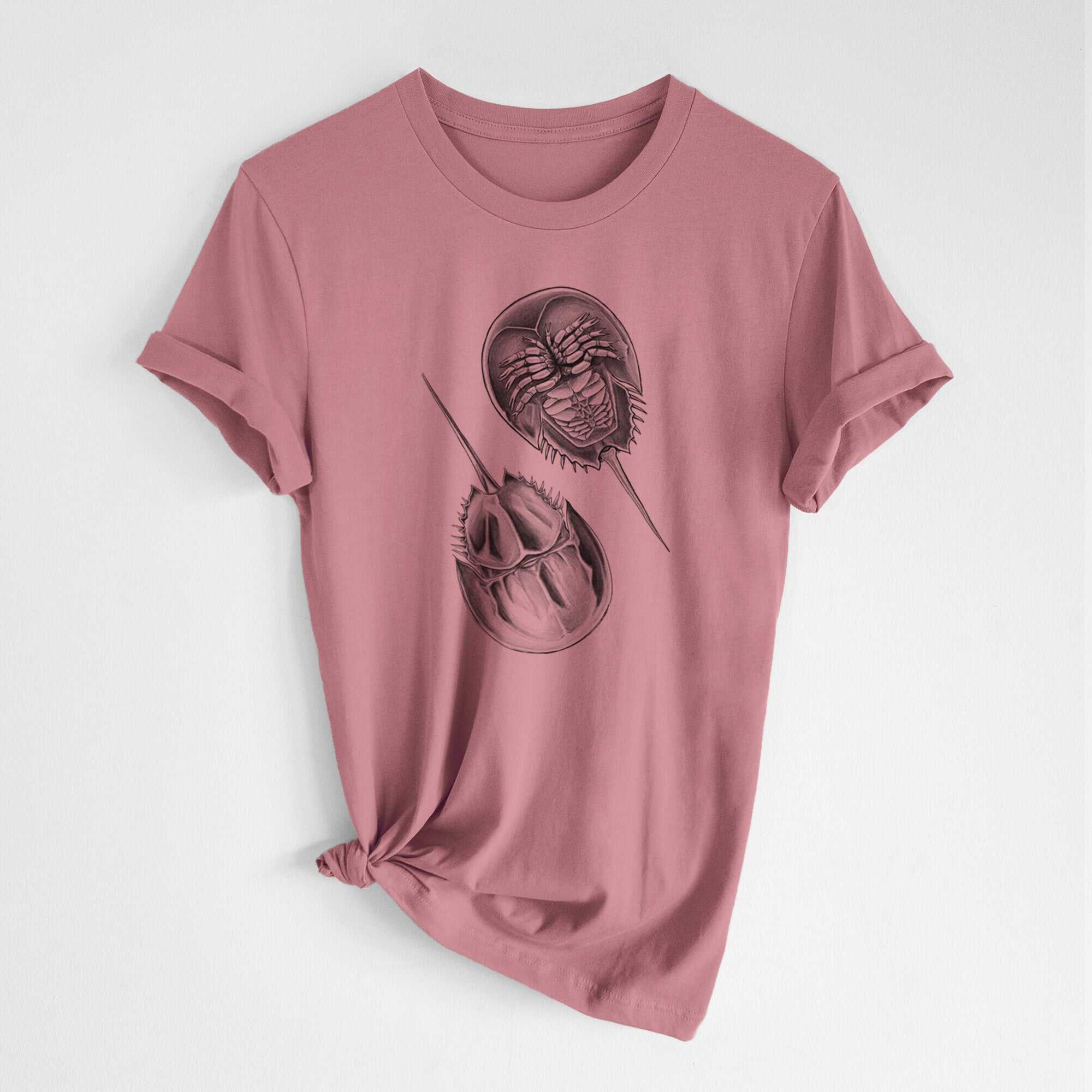 Atlantic Horseshoe Crab - Limulidae polyphemus - Lightweight 100% Cotton Unisex Crewneck