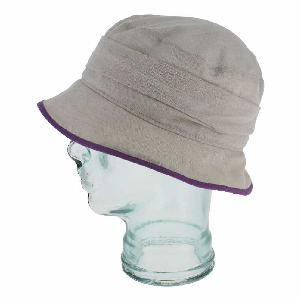 100% Linen  Bucket  Hat