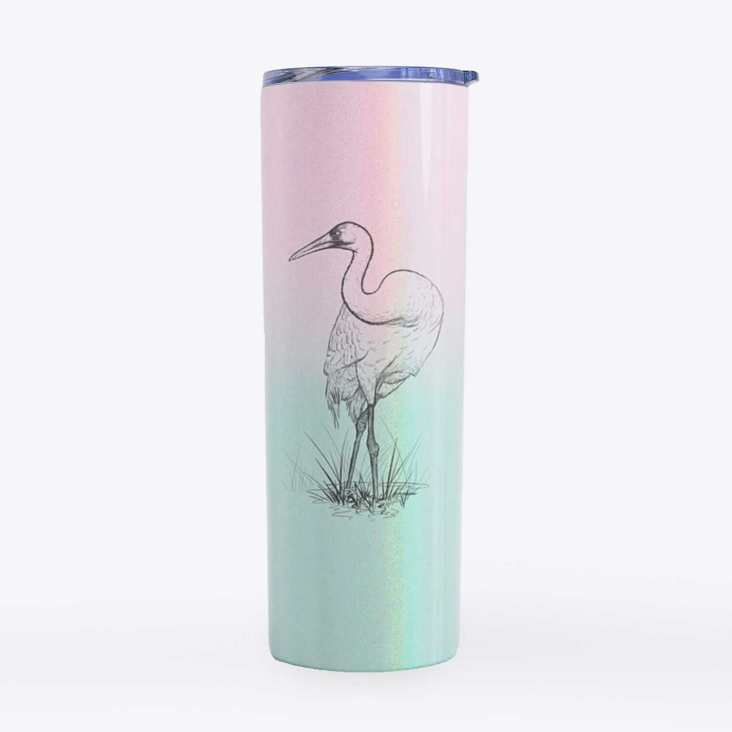 Whooping Crane - Grus americana - 20oz Skinny Tumbler